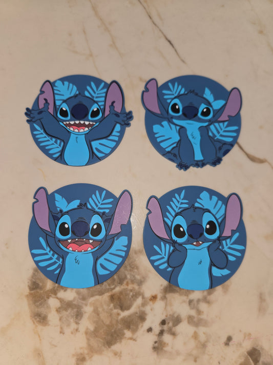 Lot de 4 sous-verres Disney Stitch