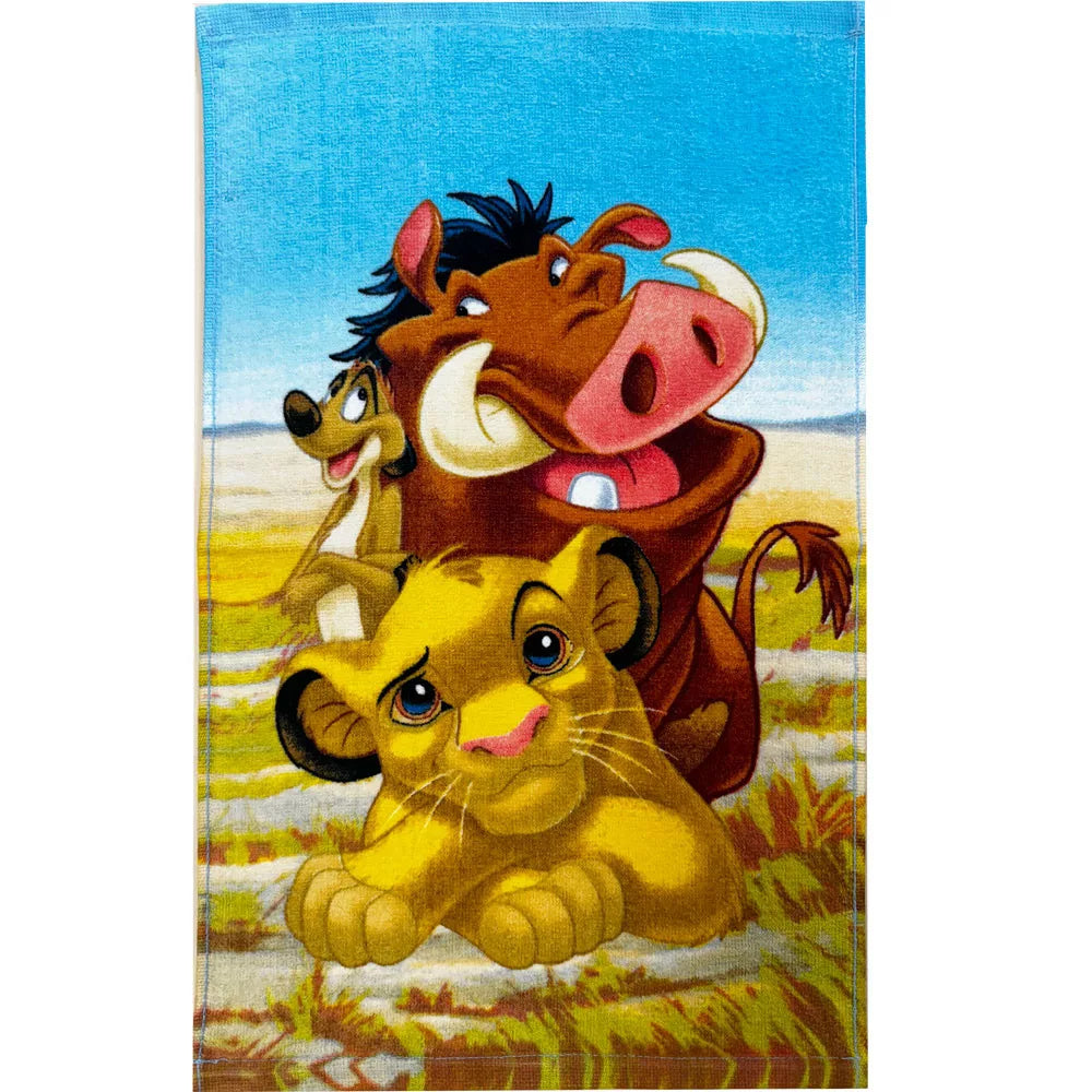 Serviette de toilette 30x50cm Roi lion