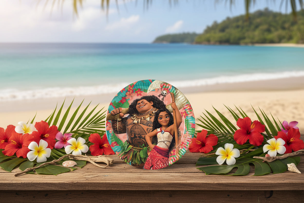 (Précommande) Assiettes en carton Vaïana 20cm