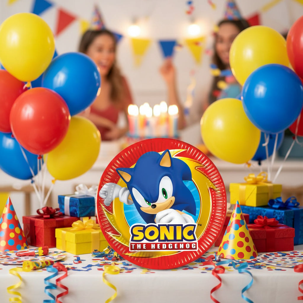 (Précommande) Assiettes en carton Sonic 20cm