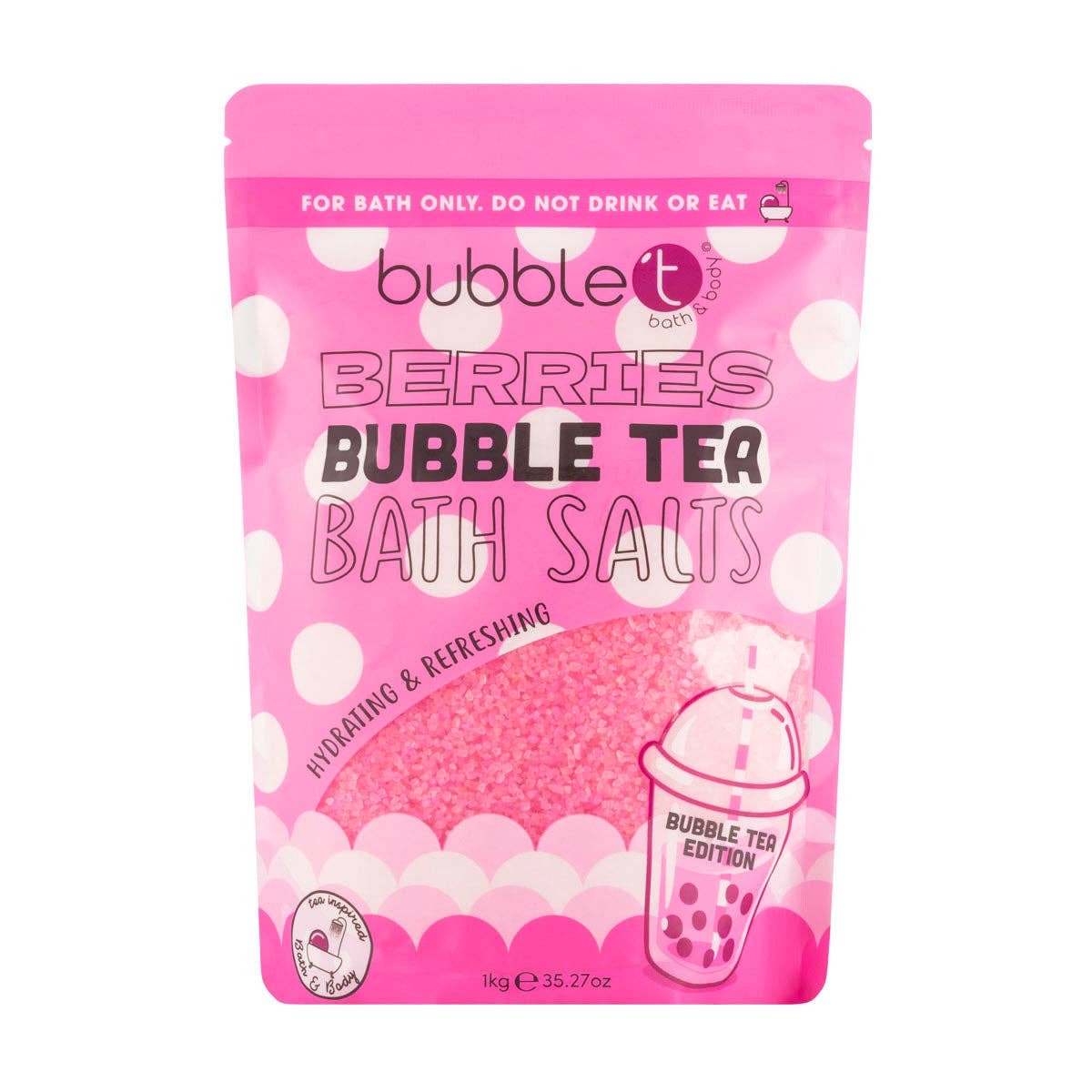Sels de bain aux baies - Édition Bubble Tea (1 kg)