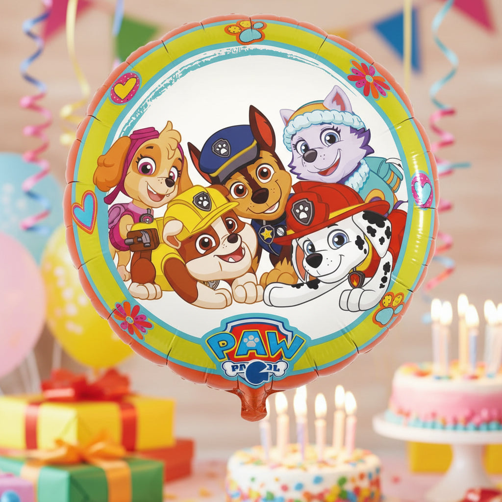 (Précommande) Ballon aluminium 46cm Pat Patrouille