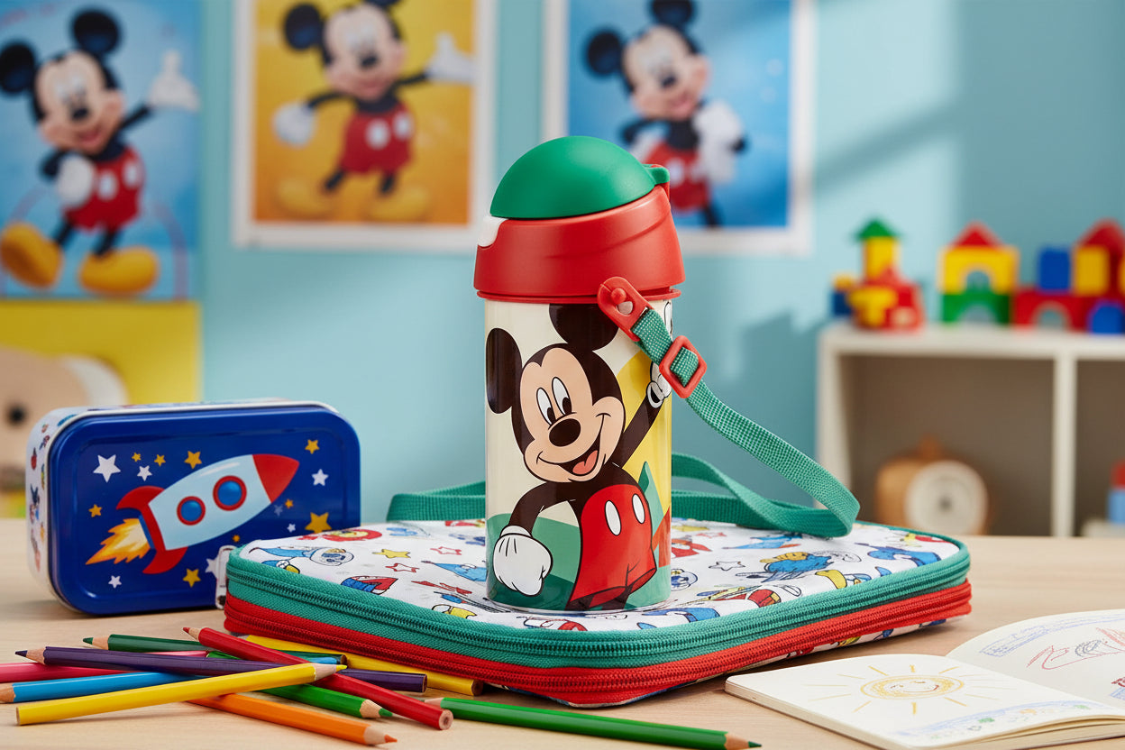 (Précommande) Gourde avec paille Mickey 500ml