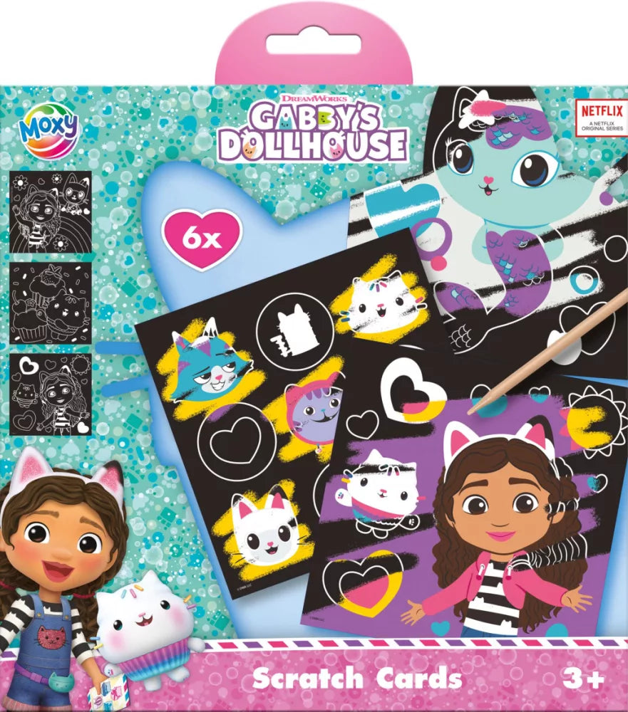 Lot de 6 feuilles à gratter Gabby