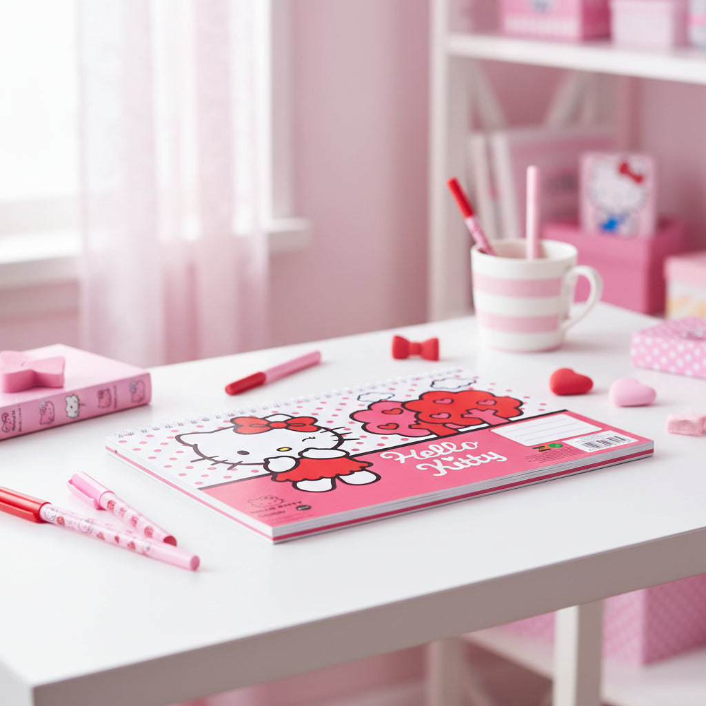 (Précommande) Carnet de croquis à spirale A/4 Hello Kitty