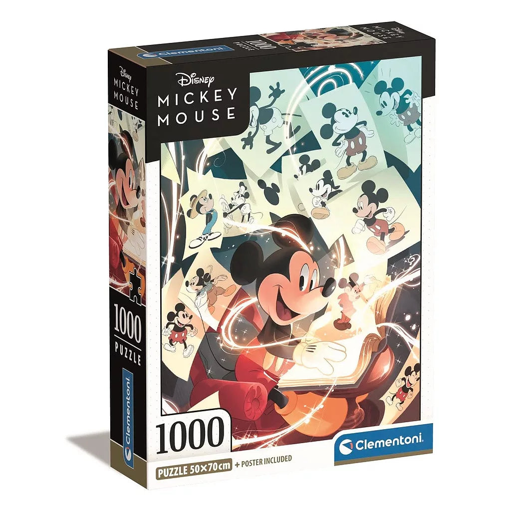 (Précommande) Puzzle compact Disney Mickey 1000 pièces + poster inclus Clementoni
