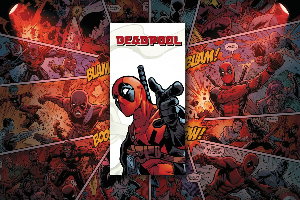 (Précommande) Serviette de bain microfibre deadpool