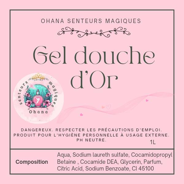 Gel douche de Luxe - D’or 1L