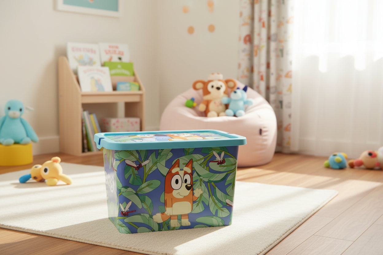 (Précommande) Boîte de rangement en plastique Bluey 7L