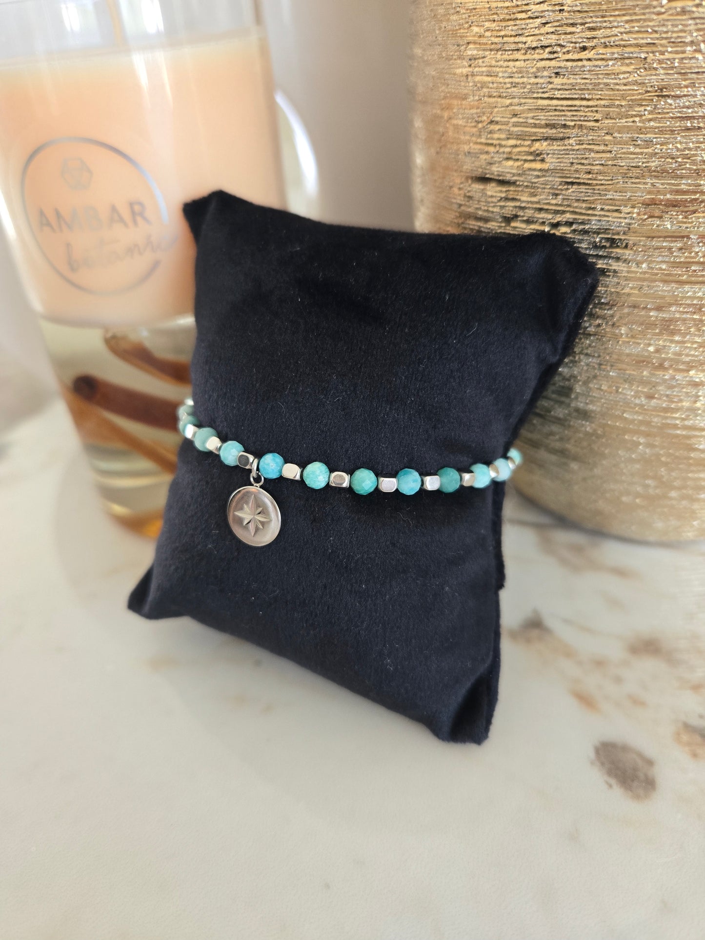 Bracelet élastique en perles colorées