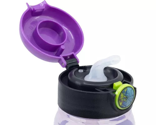 (Précommande) Gourde en plastique avec paille Mercredi Addams 510ml