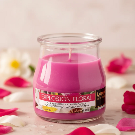 Bougie 100g parfum explosion florale