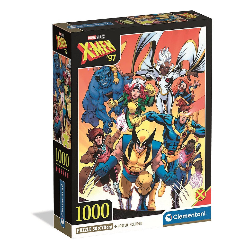 (Précommande) Puzzle compact X-men couleur 1000 pièces + poster inclus Clementoni