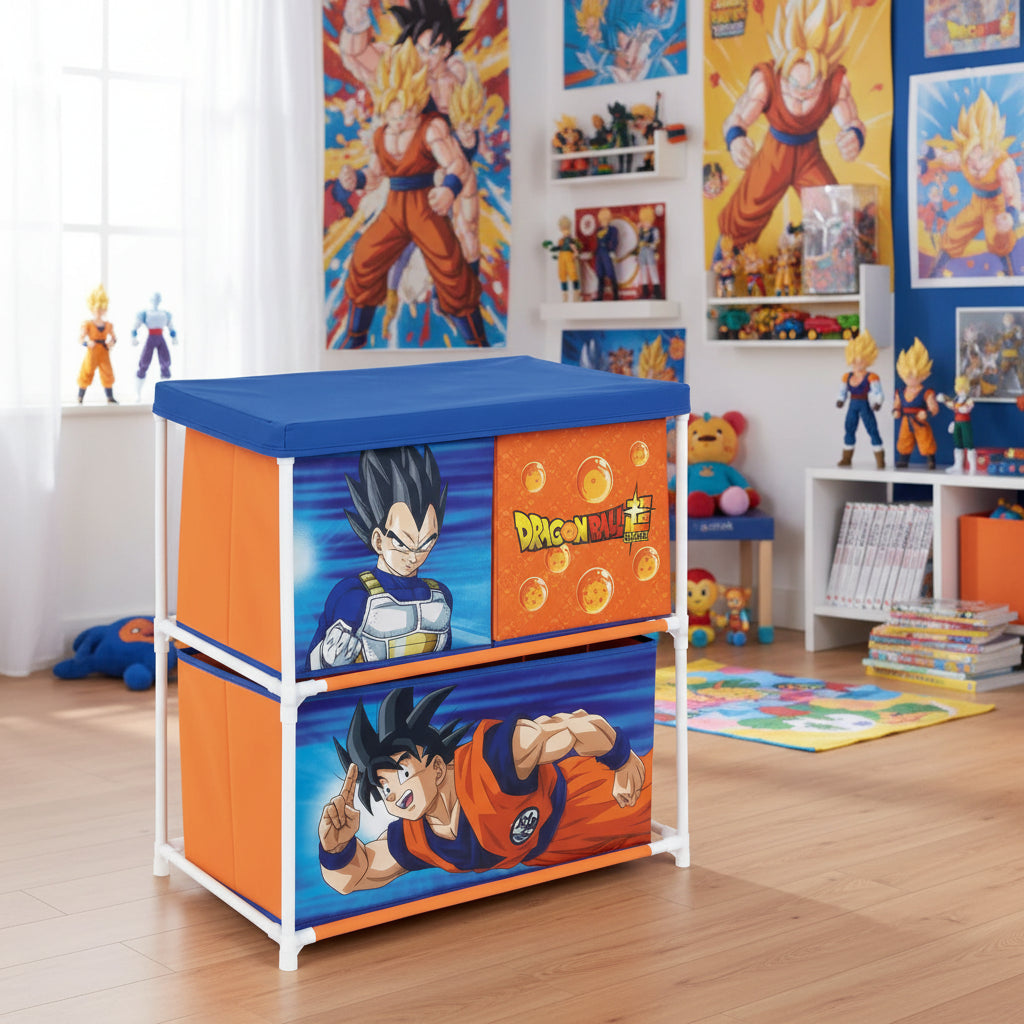 (Précommande) Étagère de rangement pour jouets Dragon Ball avec 3 compartiments