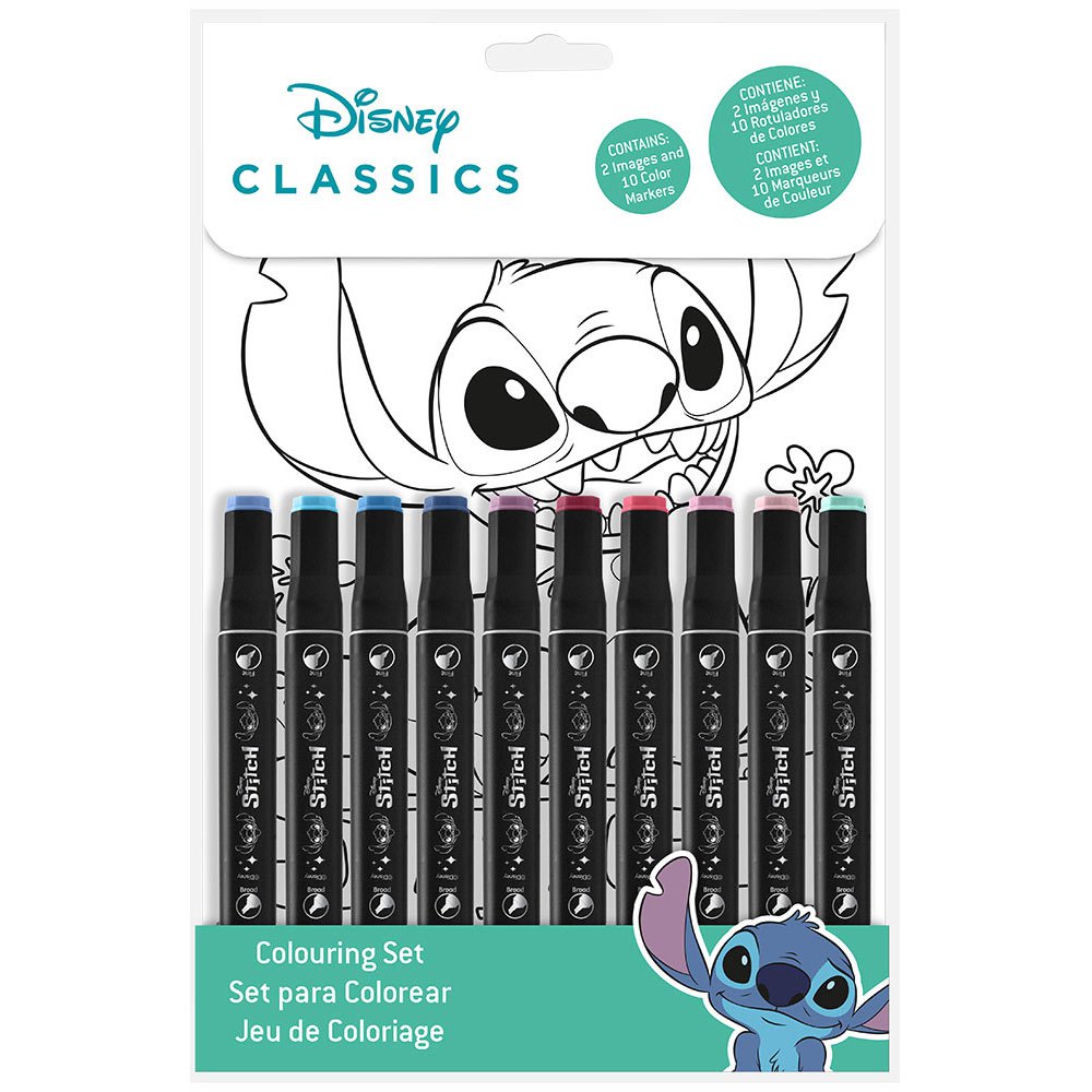 Coloriage magique - Stitch