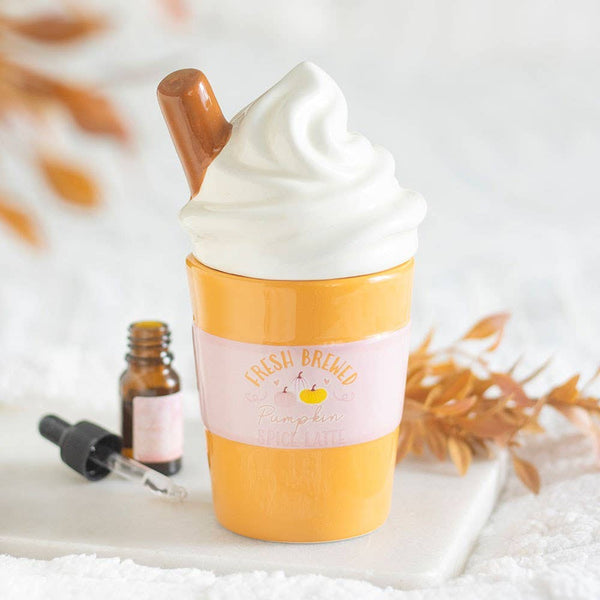 Brûleur d'huile et chauffe-cire d'automne Pumpkin Spice Latte