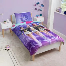 (Précommande) Parure de lit double face en microfibre Kpop Demon Hunters 1 personne