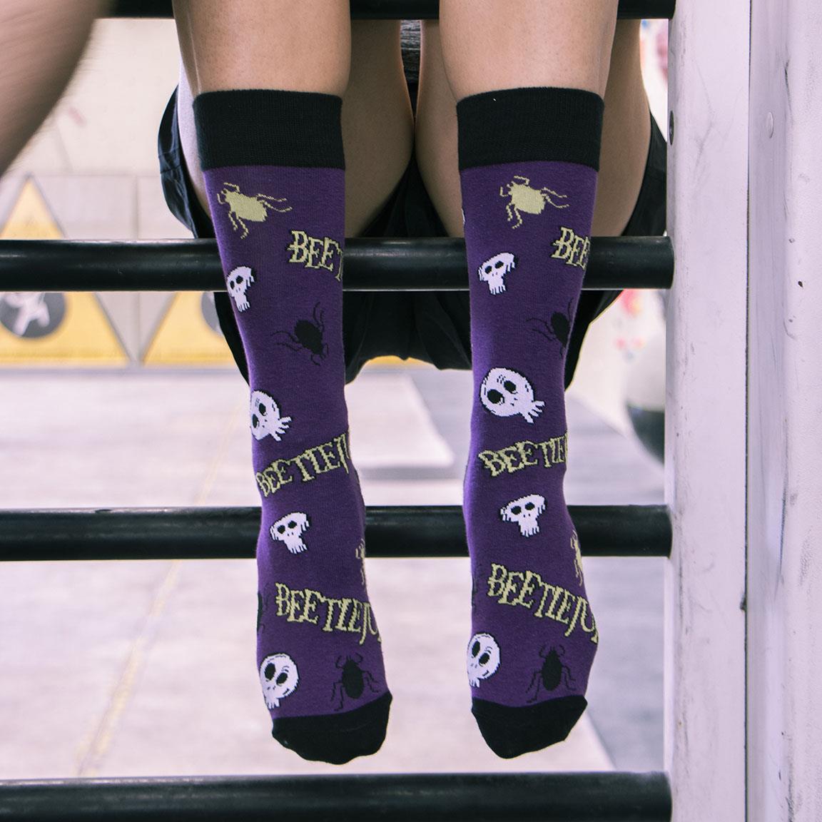 1 paire de chaussettes adultes - Beetlejuice
