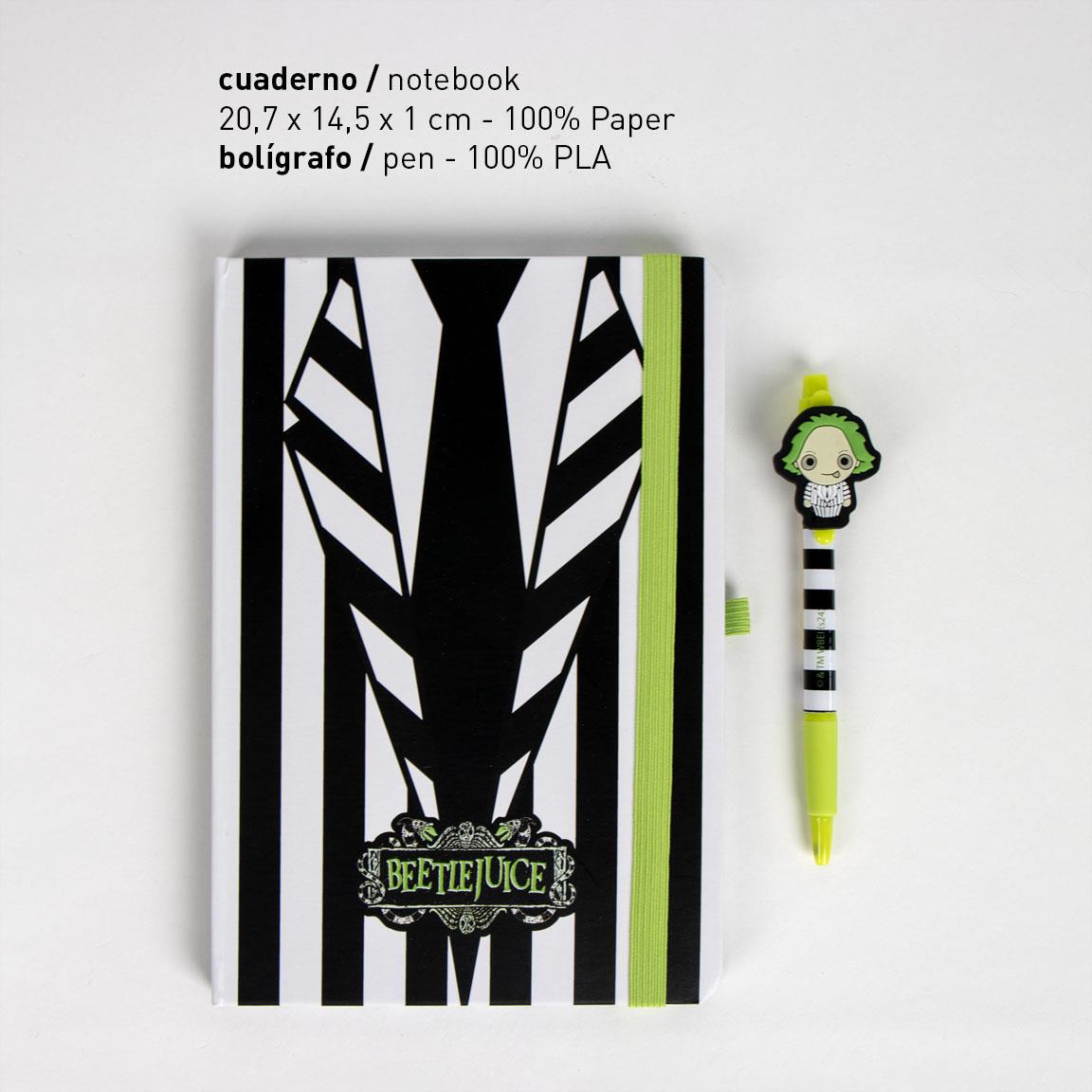 Coffret papeterie - Beetlejuice