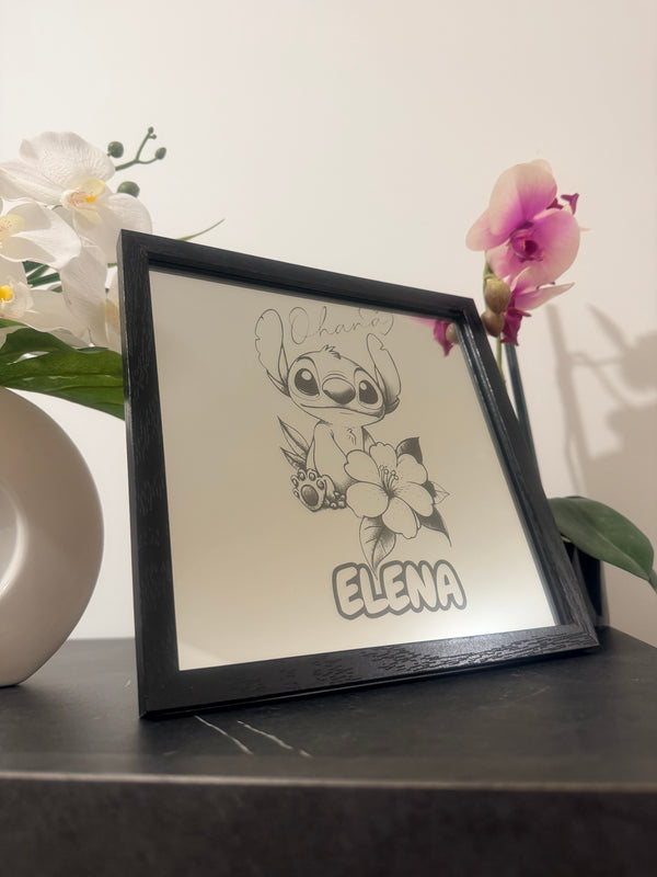 Gravure sur miroir Stitch