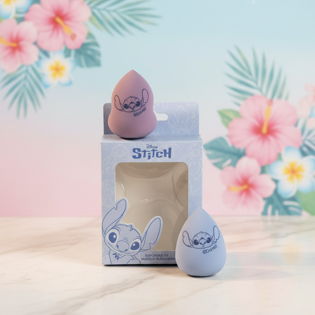 2 éponges à maquillage- Stitch