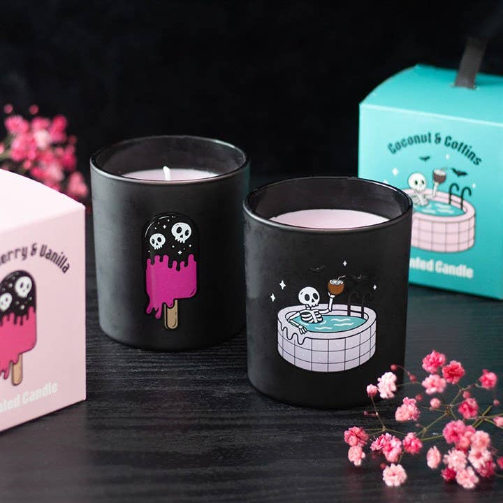 Bougie parfumée à la cerise noire et à la vanille
