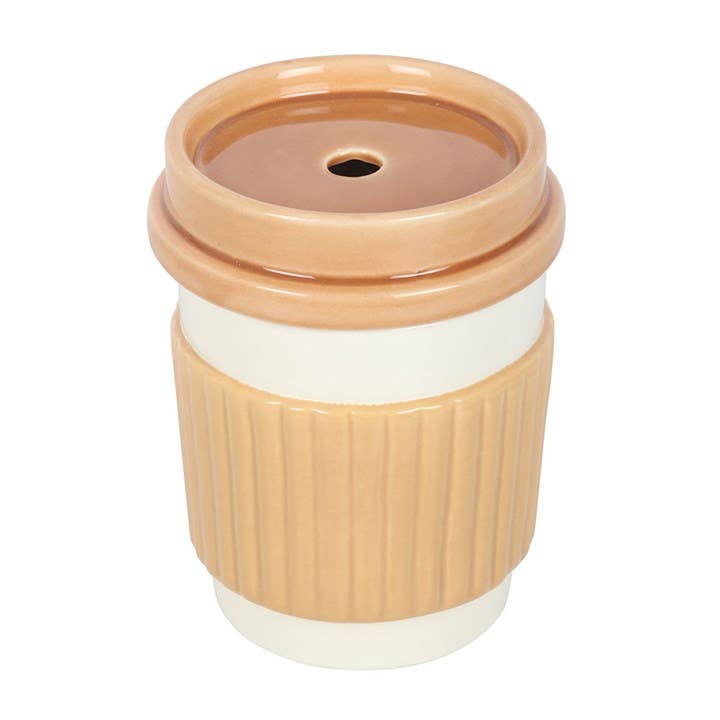 Brûleur d'huile en forme de tasse de café