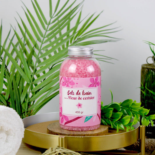 Sel de bain 450 grs - Senteur Fleur de cerisier