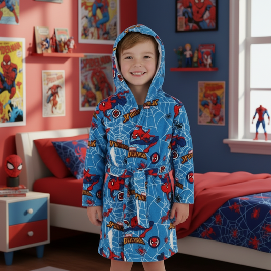 Peignoir enfant - Spiderman