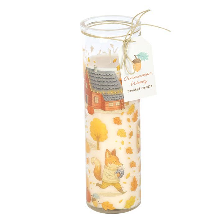 Bougie tube parfumée Cannelle des bois