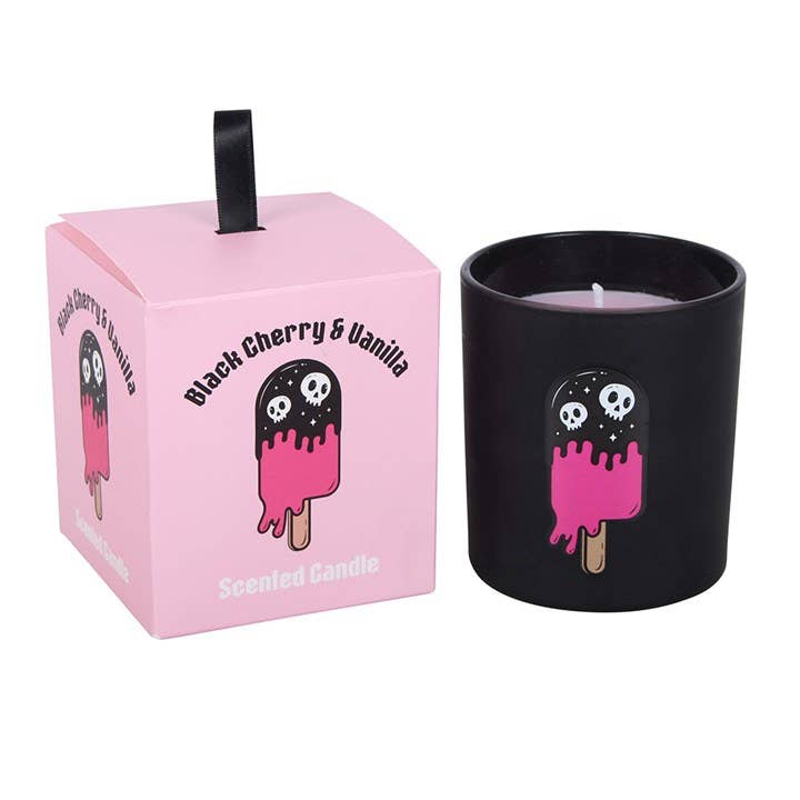 Bougie parfumée à la cerise noire et à la vanille