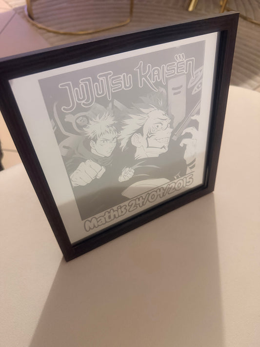 Gravure sur miroir Jujutsu Kaisen