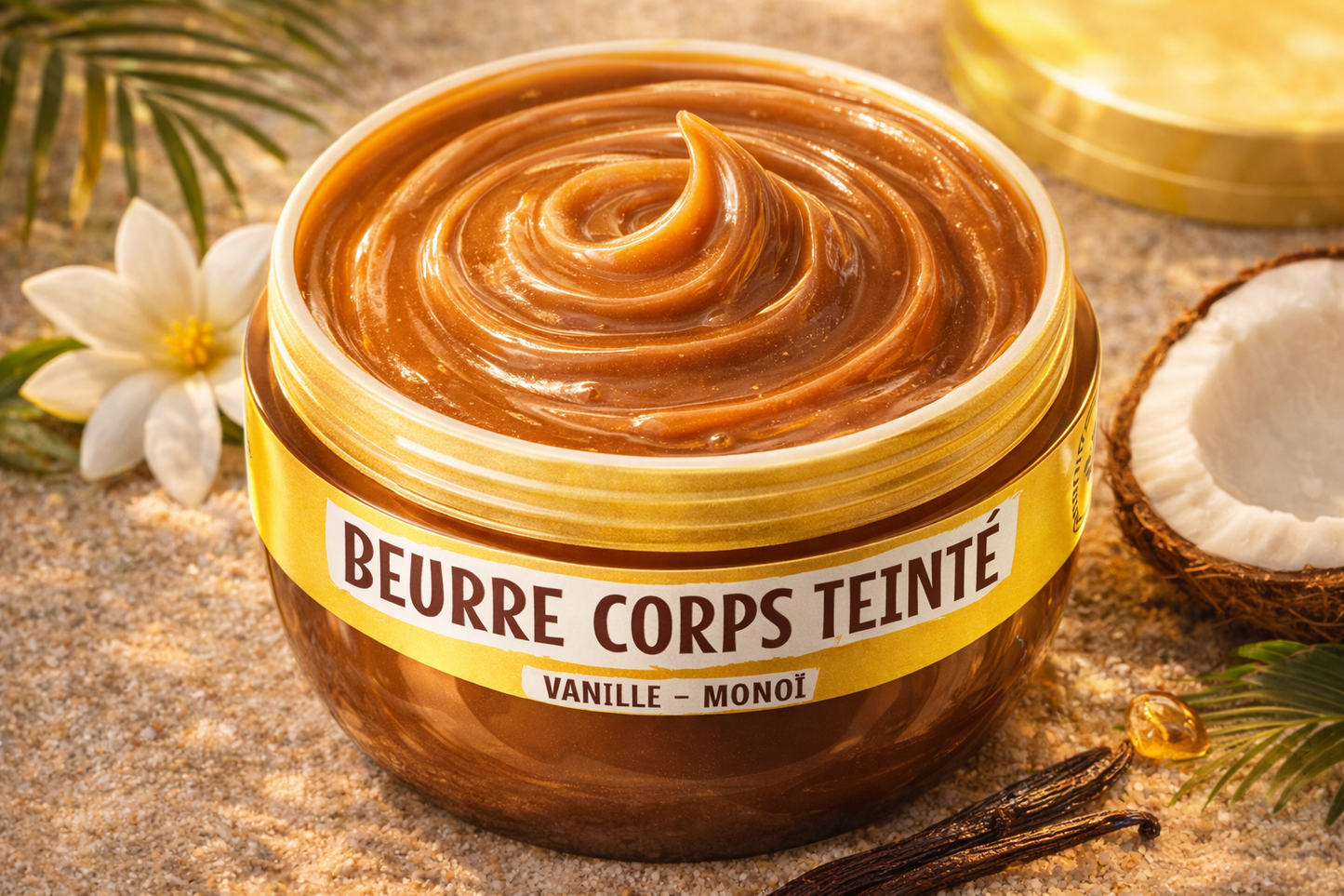 Beurre Corps Teinté Vanille – Monoï (250 ml)