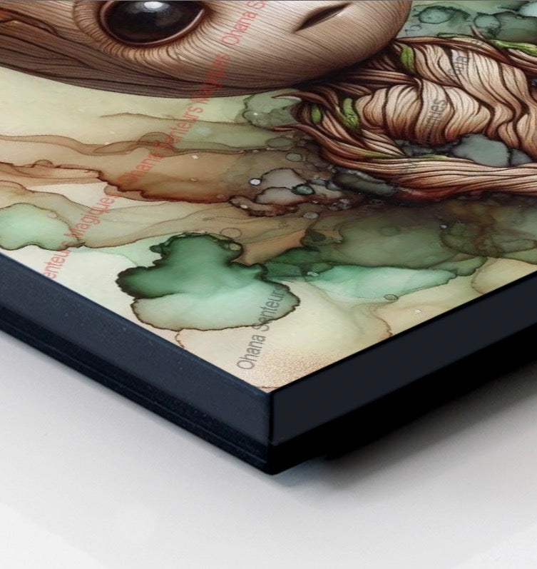 Tableau photo imprimé Groot 20x20cm