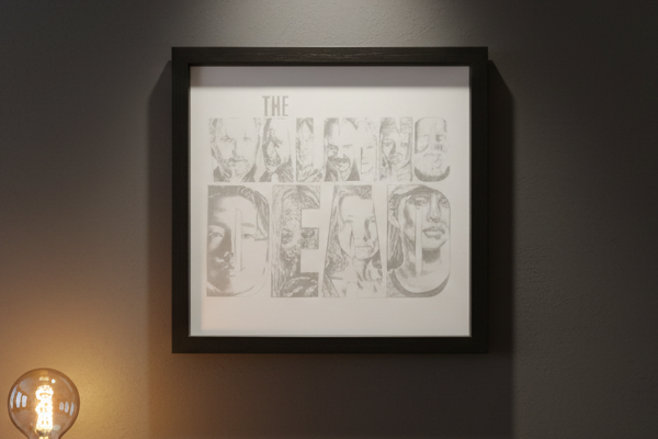 Gravure sur miroir Walking Dead