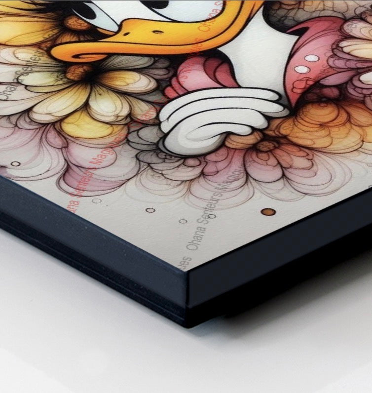 Tableau photo imprimé Daisy 20x20cm