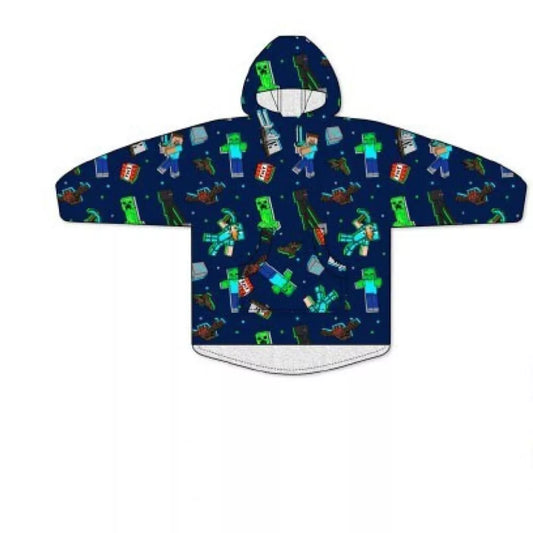 Couverture polaire sweat enfants/ado - Minecraft