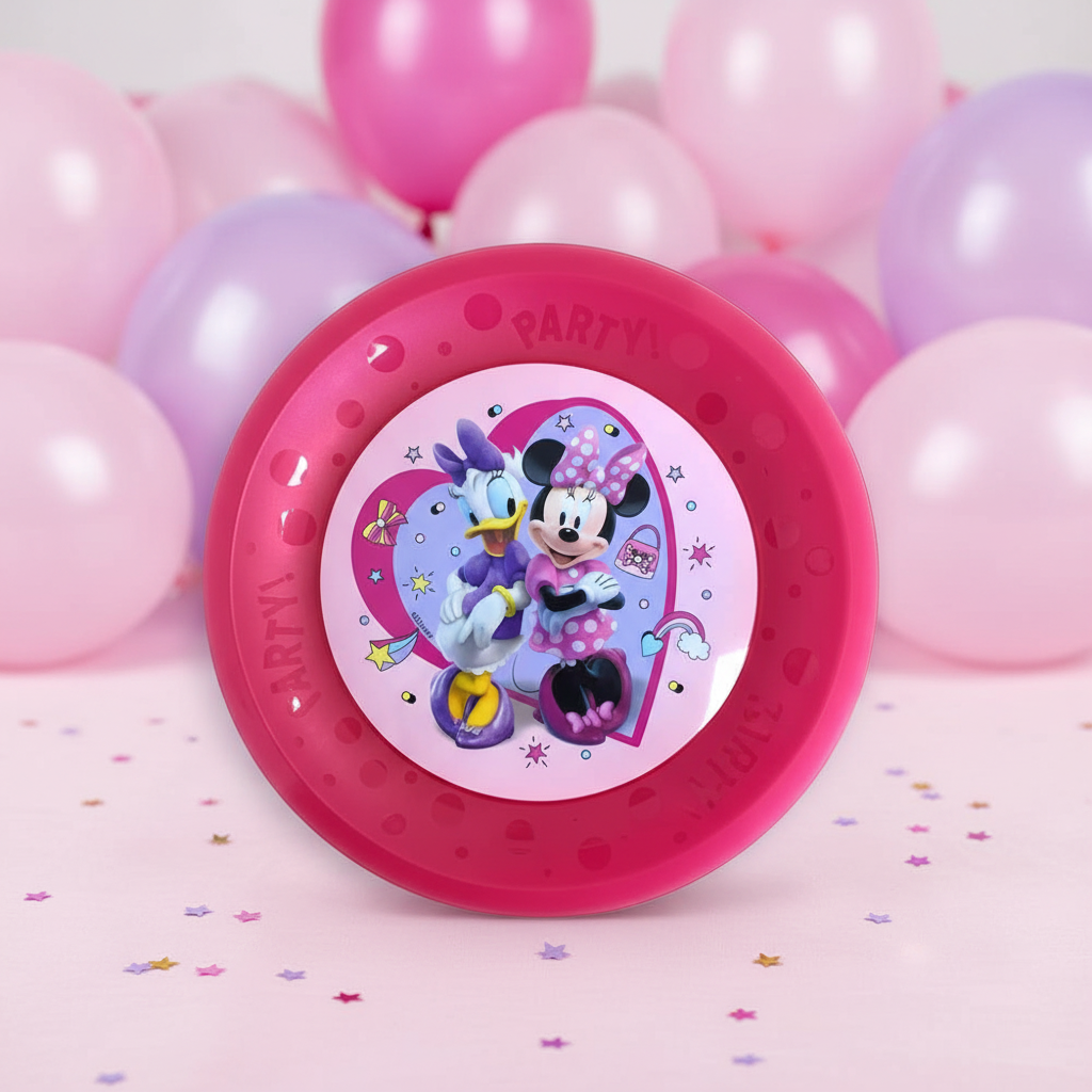 Assiettes 21cm plastique - Minnie