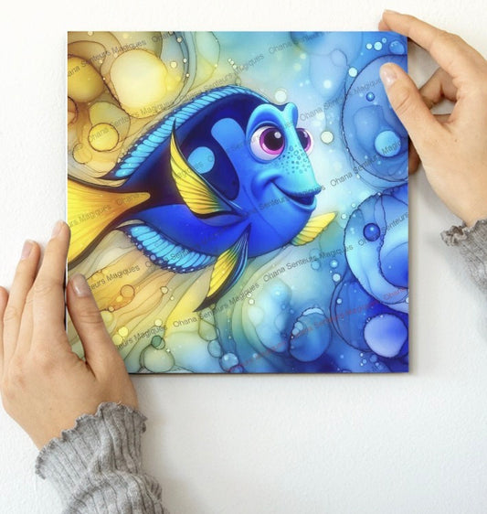 Tableau photo imprimé Dory 20x20cm