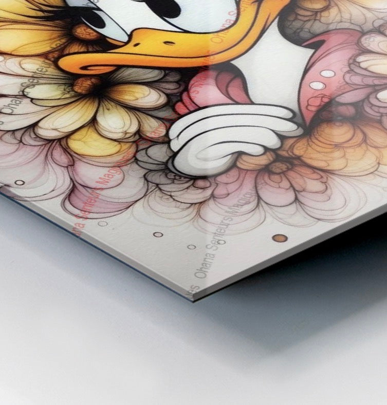 Tableau photo imprimé Daisy 20x20cm