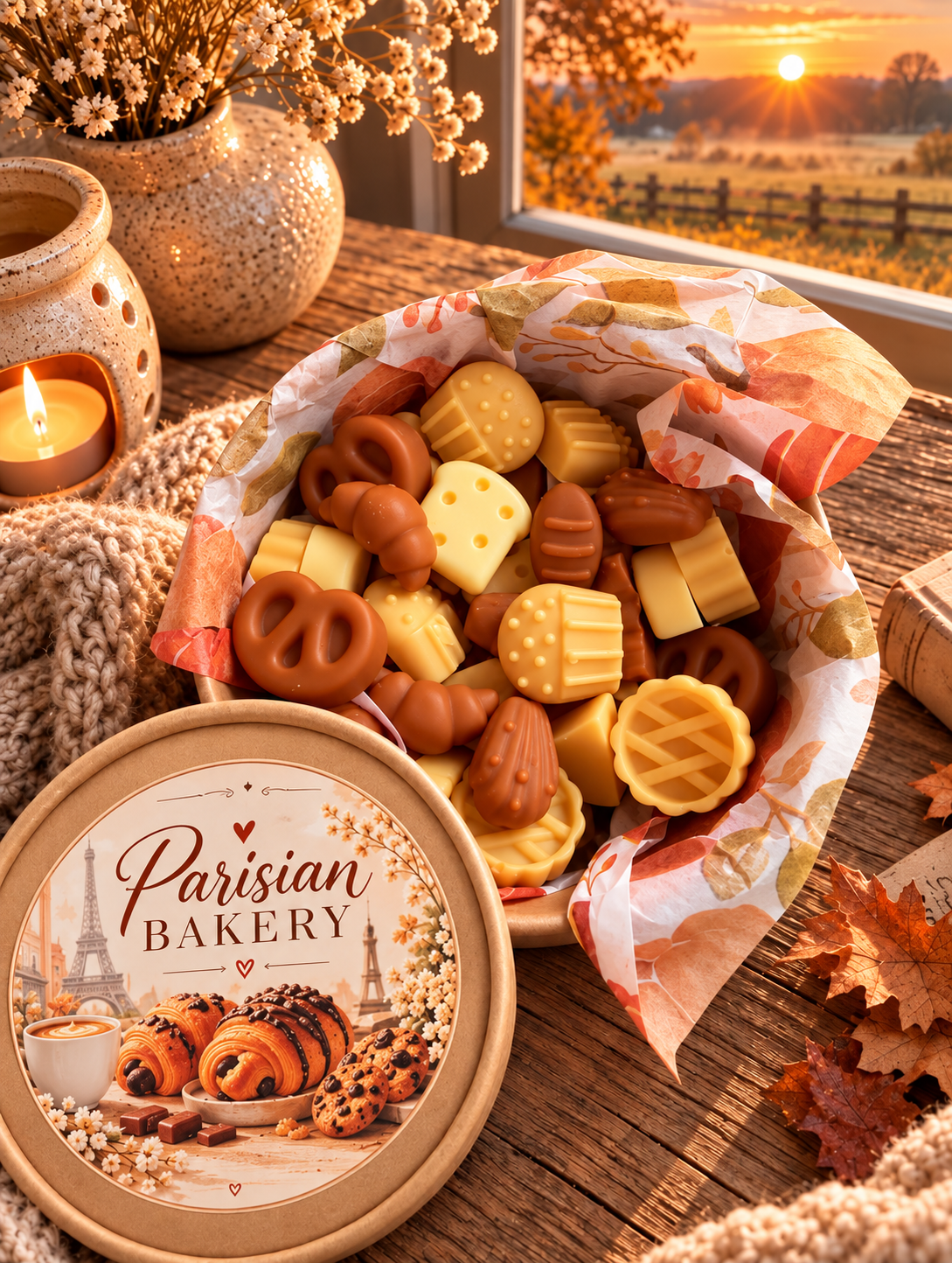 (Arrivage) Boîte cadeau de fondants de cire Parisian Bakery 135g Édition limitée