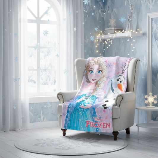 Plaid polaire - Reine des neiges