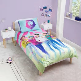 (Précommande) Parure de lit double face en microfibre K-pop Demon Hunters 1 personne