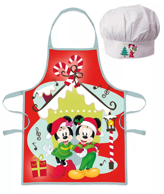 Ensemble de tablier de Noël - Mickey et Minnie