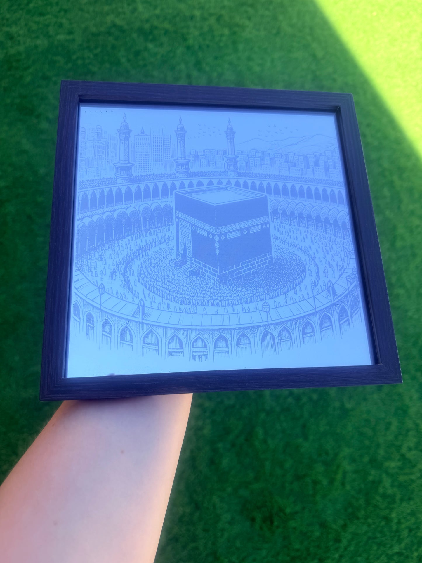 Gravure sur miroir Kaaba 🕋