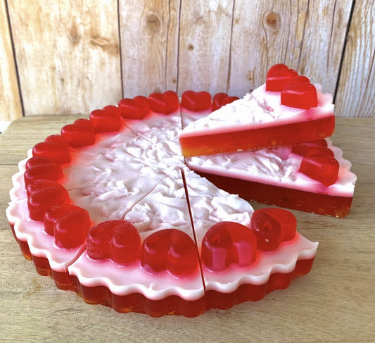 (Précommande) Tarte savon 1 part de 100 g Pomme d’amour