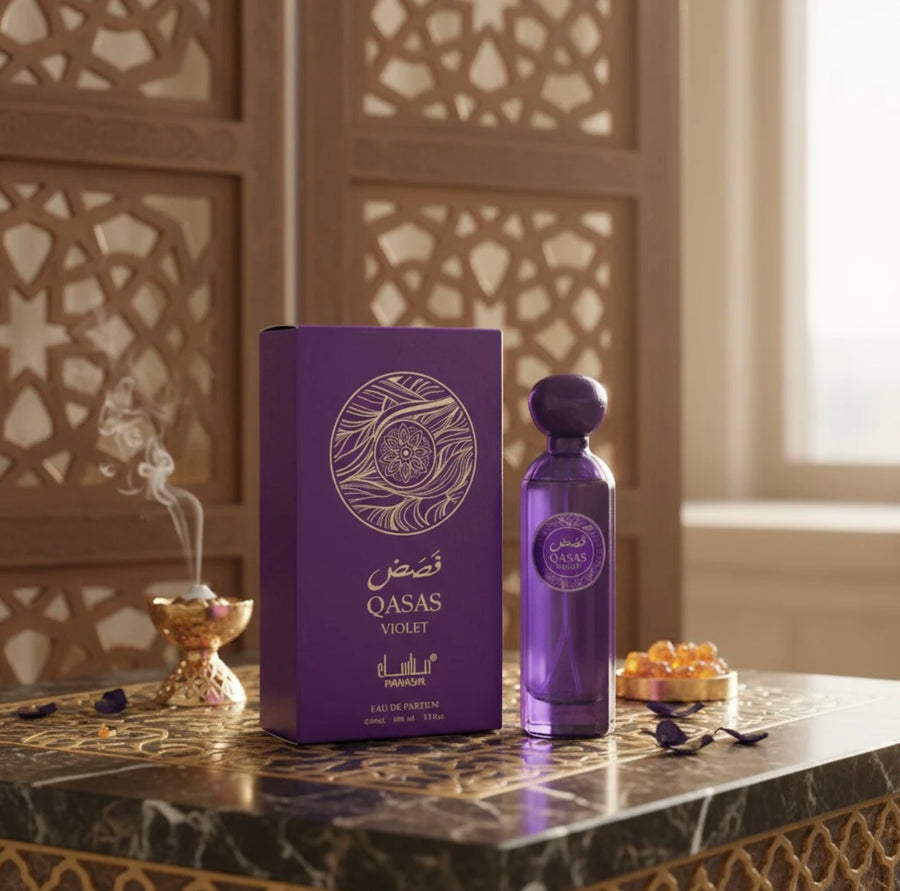 💜 QASAS Violet – Eau de Parfum Femme 100ML ✨