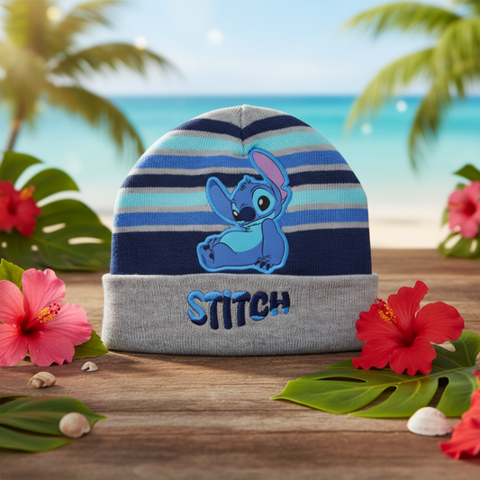 (Précommande) Bonnet gris Stitch