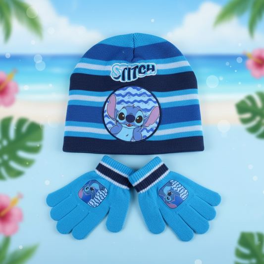 (Précommande) Ensemble gants et bonnet Stitch