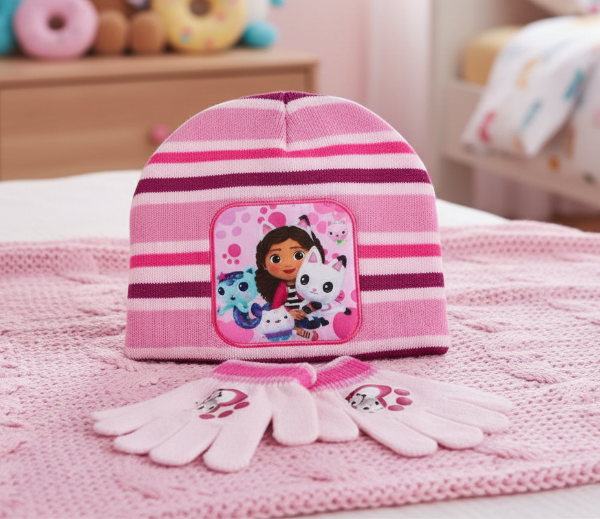 (Précommande) Ensemble gants et bonnet Gabby